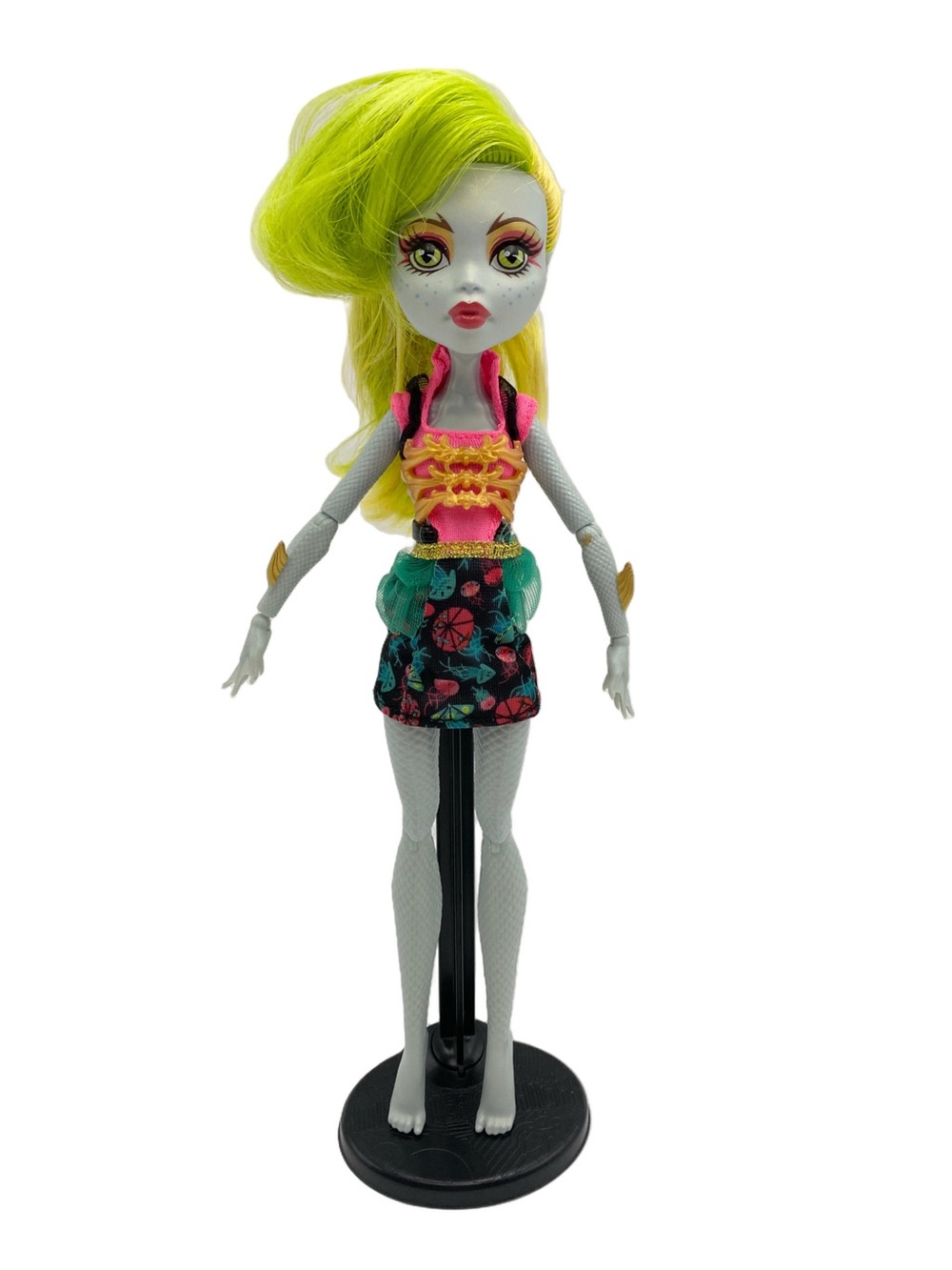 Monster High Freaky Fusion Lagoonafire Doll Lagoona Blue X Jinafire Mattel 2013